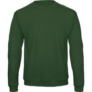 Sweatshirt Unisex XS B&C Ronde hals Lange mouw Bottle Green 50% Katoen, 50% Polyester