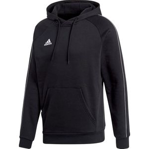 adidas Core 18 Hooded Sweater  Sporttrui casual - Maat M  - Mannen - zwart