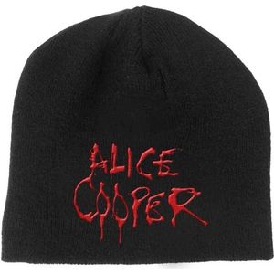 Alice Cooper - Dripping Logo Beanie Muts - Zwart