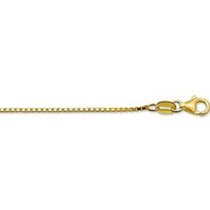 Ketting - geel goud - 14 krt - 60 cm - venetiaan - 4.7 gram - 1.1 mm - Verlinden juwelier