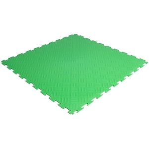 Rubbermagazijn | PVC kliktegel traanplaat groen 530x530x4mm | winkel | showroom | garage | prijs per stuk