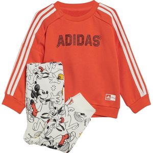 adidas Sportswear adidas x Disney Mickey Mouse Crewneck and Jogger Set - Kinderen - Rood- 86