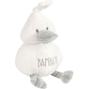 BamBam Knuffel Eend - Grijs - Baby knuffel