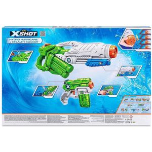 X-Shot Hydro Hurricane en 2x Stealth Soaker Combo Pack