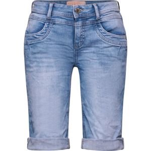 Street One Style QR Jane,mw,bermuda,light Dames Jeans - light blue random wash - Maat 32