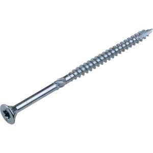 Multifunctionele houtschroef 4,0x40/24 - deeldraad, verzinkt staal, Torx 20, platverzonken kop