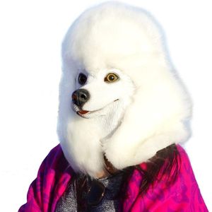 Nieuwe titel: Latex Halloween-kostuum in de vorm van een hond - Deluxe Novelty