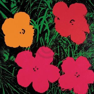 Kunstdruk Andy Warhol - Flowers C, 1964 60x60cm