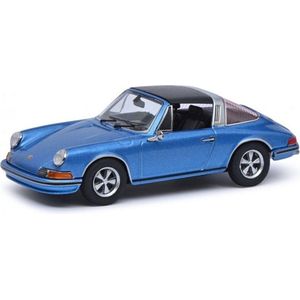 Porsche 911 S Targa 1971 Blauw 1:43 Schuco Limited 1000 Pieces