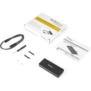 StarTech.com M2E1BRU31C behuizing voor opslagstations SDD-behuizing Zwart