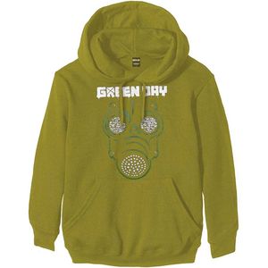 Green Day - Green Mask Hoodie/trui - 2XL - Groen