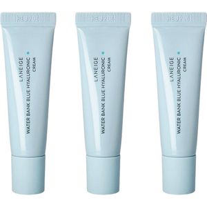 Laneige - Water Bank Blue Hyaluronic - Cream - 3x10 ml - Moederdag Cadeautje