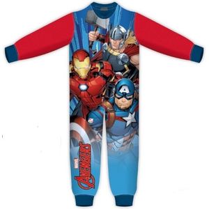 Avengers onesie - maat 104 - Marvel Avenger huispak pyjama - ritssluiting