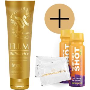 Devoted Creations - H.I.M. Billionaire + 2 Your Sun Shots + 2 Verfrissingsdoekjes
