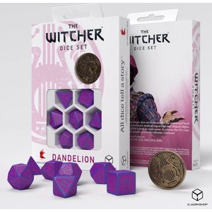 The Witcher Polydice Set. Dandelion - the Hearts' conqueror