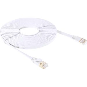 By Qubix internetkabel - 15m cat 7 Ethernet netwerk LAN kabel Gold plated (10000 Mbit-s) - Wit - UTP kabel - RJ45 - UTP kabel