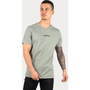 XXL Nutrition - Premium Tee - T-shirt, Sportshirt Heren, Shirt Fitness - Olive - Katoen - Regular Fit - Maat M