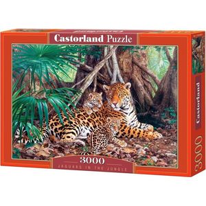 Jaguars In The Jungle Puzzel (3000 stukjes)
