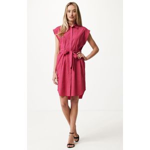 Mexx Shirt Dress With Tie - Dames - Deep Pink - Maat S