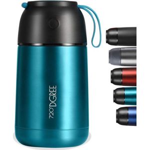 WunderJar, thermocontainer voor eten, 450 ml, 650 ml, lekvrij, BPA-vrij, roestvrijstalen isolatiecontainer, thermo-lunchbox voor onderweg, babypap, warme, koude gerechten, soep, muesli to go