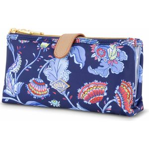 Carmen Cosmetic Bag 52 Sits Aelia Blue Print Blue: OS