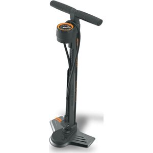 Staande Fietspomp met Precisie Manometer en Soft-Touch-Greep - Geschikt voor Alle Ventielsoorten, Max. Druk 12 Bar