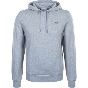 Lacoste heren hoodie sweatshirt - grijs melange - Maat: 4XL