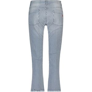 Zerres Sarah Slim Denim Katoen Flare Jeans Gestreept