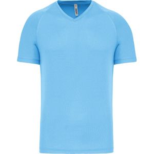 PROACT® Heren-sport-t-shirt V-hals PA476 - sky blue - 3XL