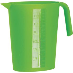 Juypal Schenkkan/waterkan - groen - 1,75 liter - kunststof -L22 x H20 cm