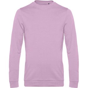 Sweater 'French Terry' B&C Collectie maat M Candy Pink/Roze