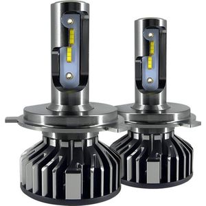 H4 LED Lamp Auto/Motor/Scooter (Set 2 stuks) - CANbus - Helder Wit 6000K - 110W - Dimlicht, Grootlicht & Mistlicht - Koplampen