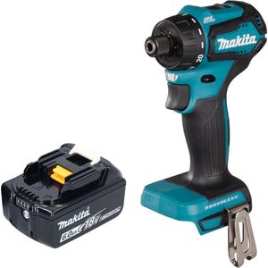 Makita DDF 083 G1 accuboormachine 18 V 40 Nm 1/4'' borstelloos + 1x oplaadbare accu 6.0 Ah - zonder oplader