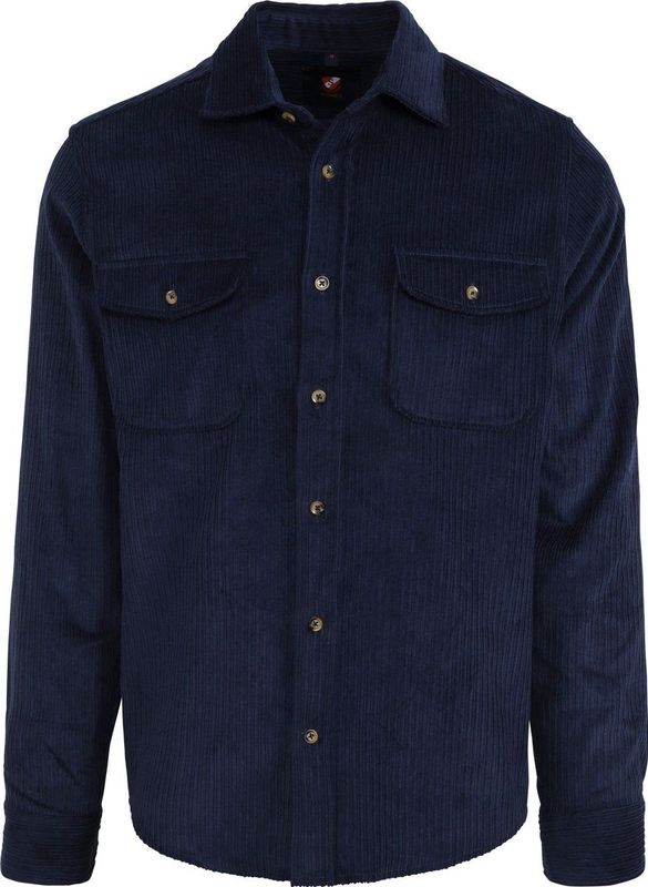 Suitable Overshirt Corduroy Navy - Maat L - Heren