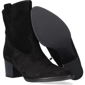 Gabor 893 Enkellaarsjes - Enkelboots met rits - Dames - Zwart - Maat 35,5