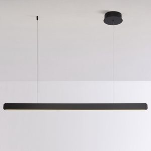 Dimbare zwarte LED hanglamp - Devin