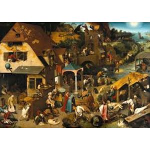 Legpuzzel - 1000 stukjes - 80 Nederlandse Spreekwoorden, 1559 -  Pieter Brueghel  - Grafika puzzel
