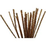 Creotime Chenille Draad 24 Stuks 30 Cm 6 Mm Goud