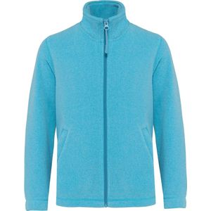 Kariban Microfleece met rits kind K920 - Cloudy blue heather - 12/14 Y (12/14 ans)