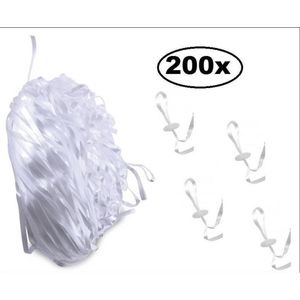 200x Ballon lint sluiting  (snelsluiter)