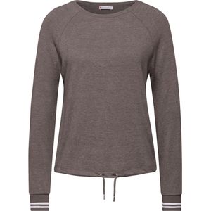 Street One - A322496 - cosy knit look shirt w.rib cuf