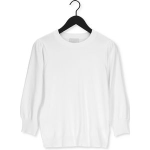 Minus Mersin Knit Tee Truien & vesten Dames - Sweater - Hoodie - Vest- Gebroken wit - Maat XL