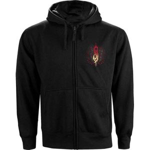 Slipknot - Burn Me Away Vest met capuchon - S - Zwart