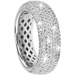 Di Lusso - Ring Sophia - Zirkonia - Zilver 925 - Dames - 17.00 mm