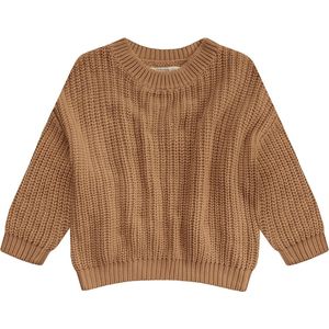 Your Wishes Virginia Knit Truien & Vesten Jongens - Sweater - Hoodie - Vest- Bruin - Maat 134/140
