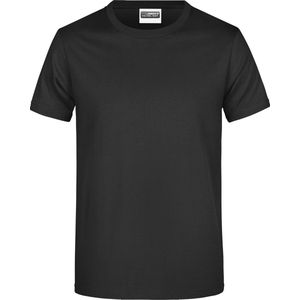 James And Nicholson Heren Ronde Hals Basic T-Shirt (Zwart)