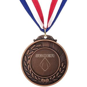 Akyol - boer medaille bronskleuring - Boer - beste boer - boerderij sleutelhanger - trots op de boeren - no farmers no food - #boer