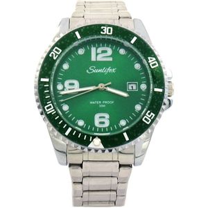 Horloge - Kast 40 mm - Metaal - Groen