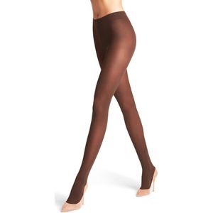 FALKE Pure Matt mat half ondoorzichtig 50 Denier panty maillot dames bruin - Maat L