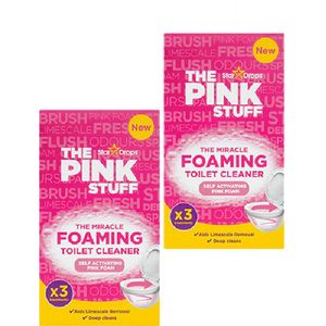The Pink Stuff | The miracle foaming toilet powder | Toiletreiniger poeder | 6 x 100 gram